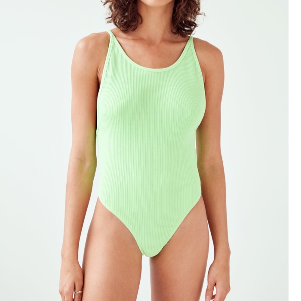 Aritzia TNA 90s Conzumel Green Bodysuit
